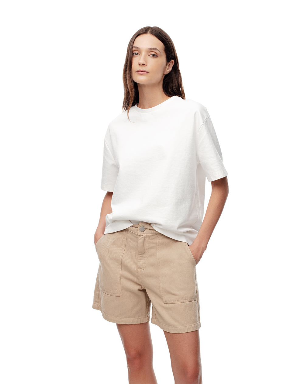 Short pantaloneta kaki