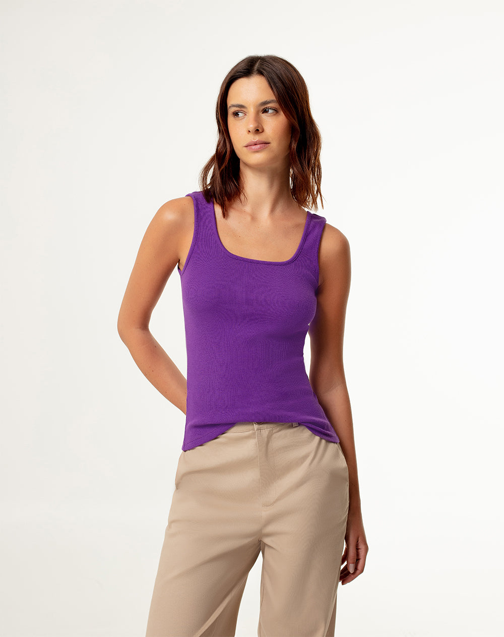 Camiseta Luti slim fit morada