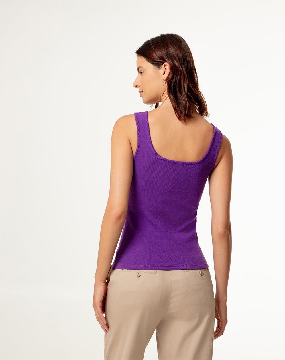 Camiseta Luti slim fit morada