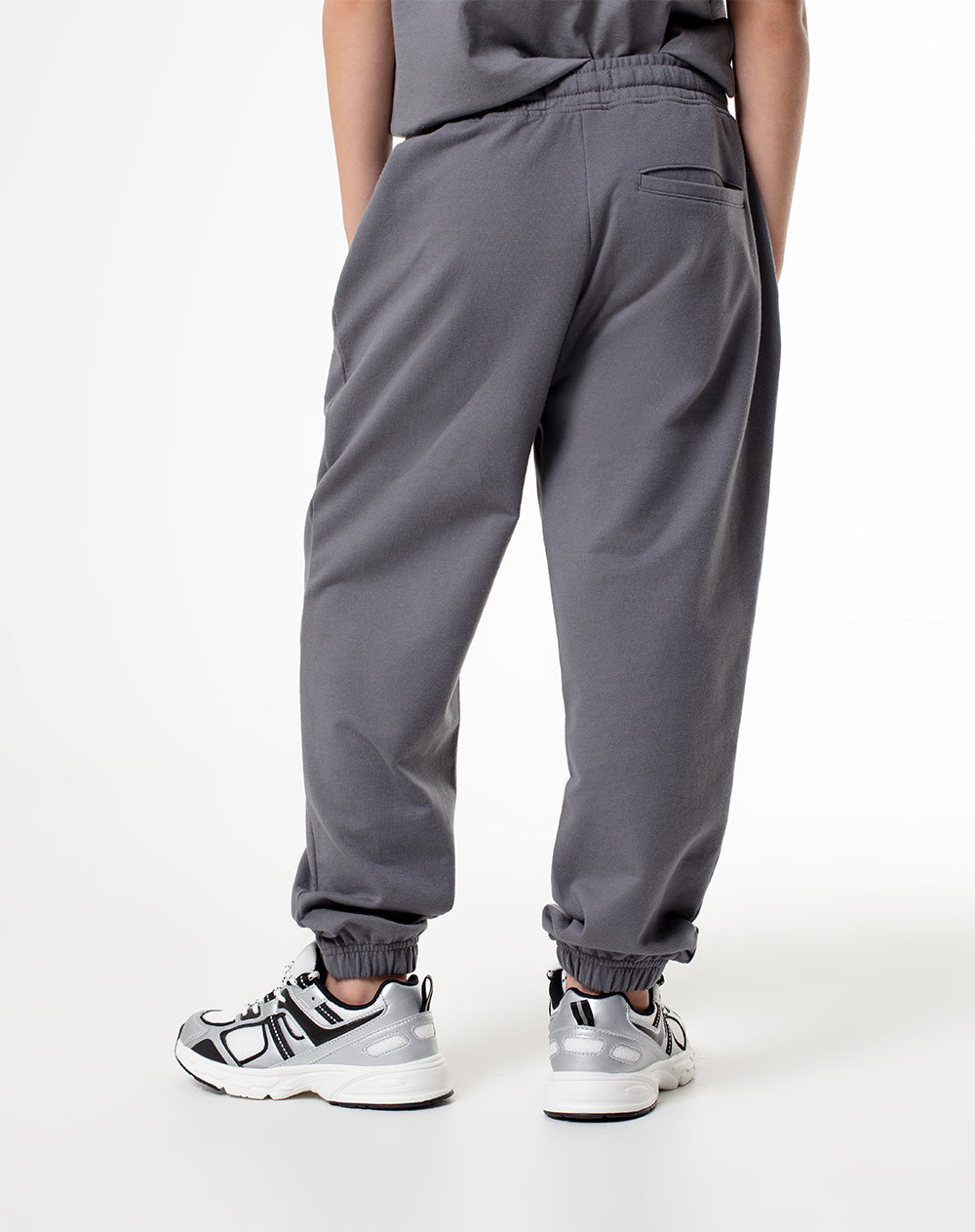 Jogger Luvan regular fit tiro medio gris