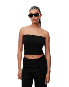 Crop top negro