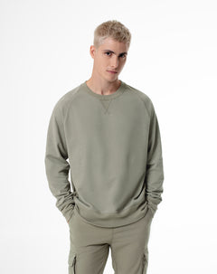 Buzo regular fit verde