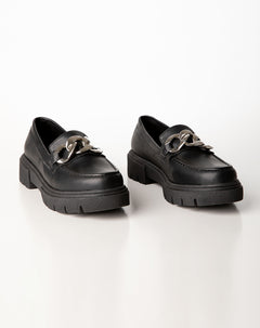 Zapatos loafer negro