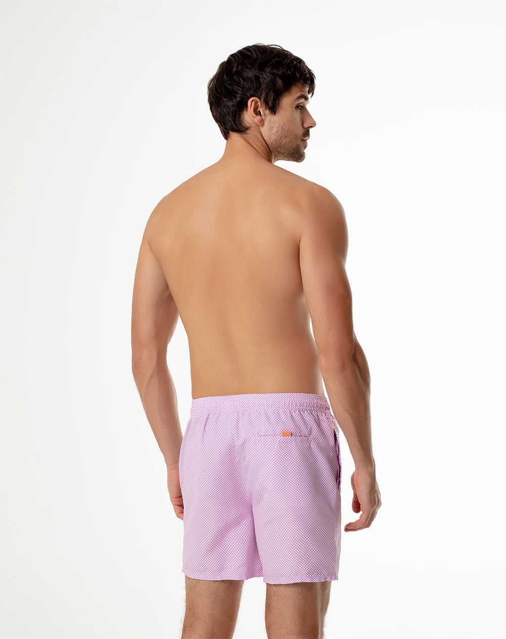 Short pantaloneta rosado estampado