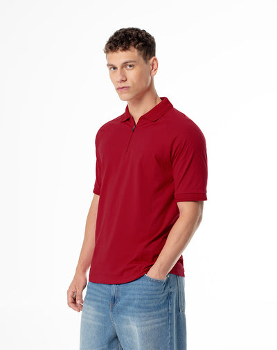 Polo regular fit roja