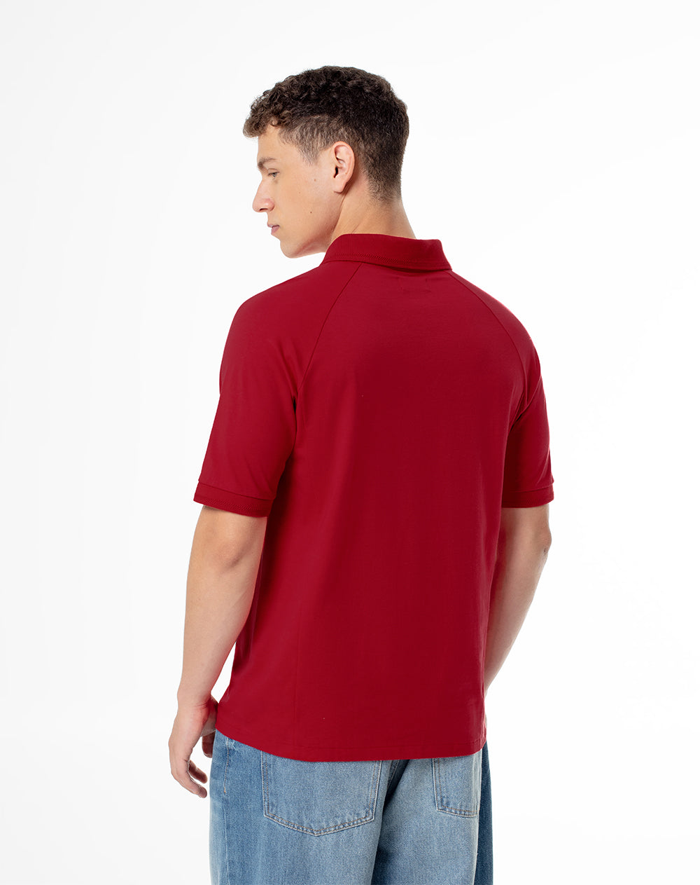 Polo regular fit roja