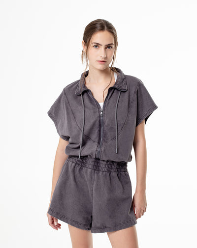 Enterizo regular fit gris