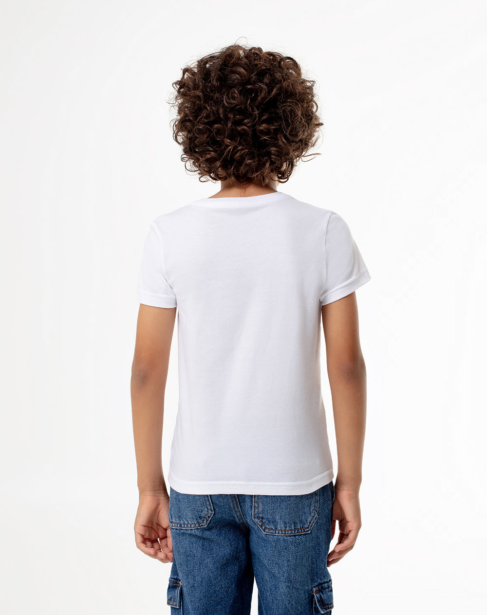 2 camisetas regular fit manga corta blanca
