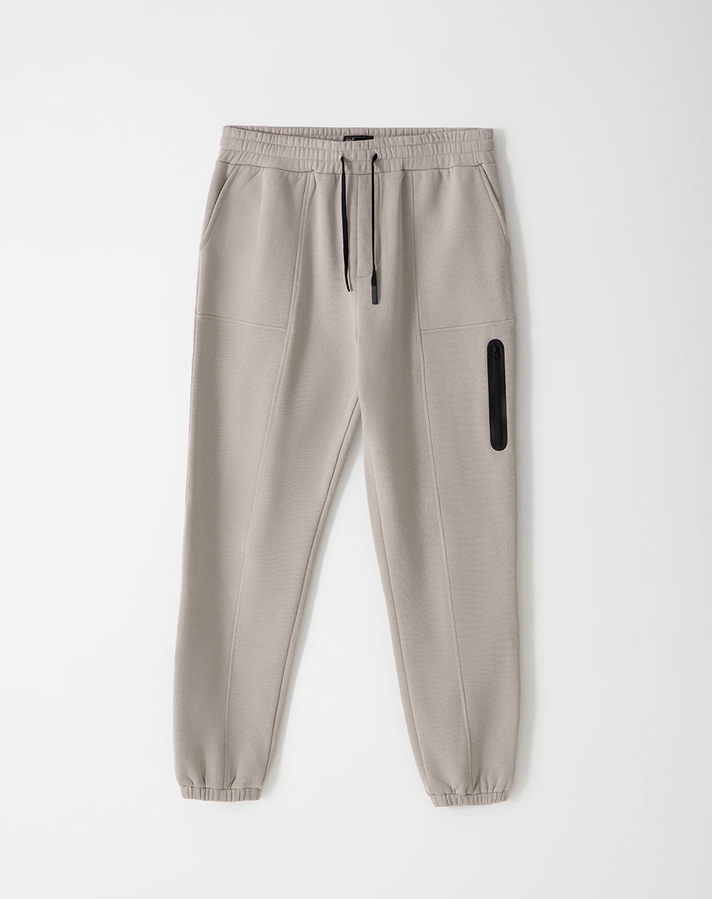 Jogger regular fit tiro medio cafe