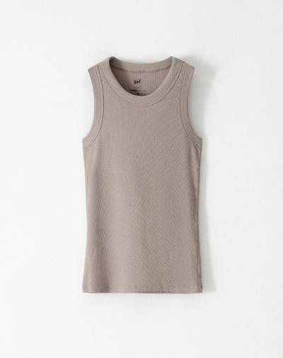 Camiseta slim fit taupe