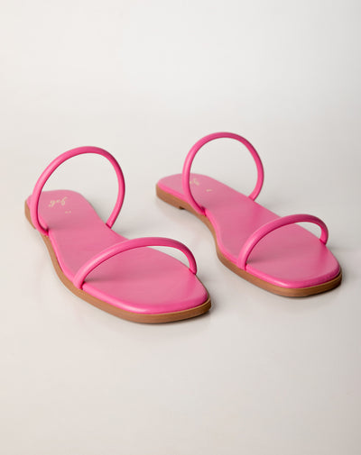 Sandalias fucsia