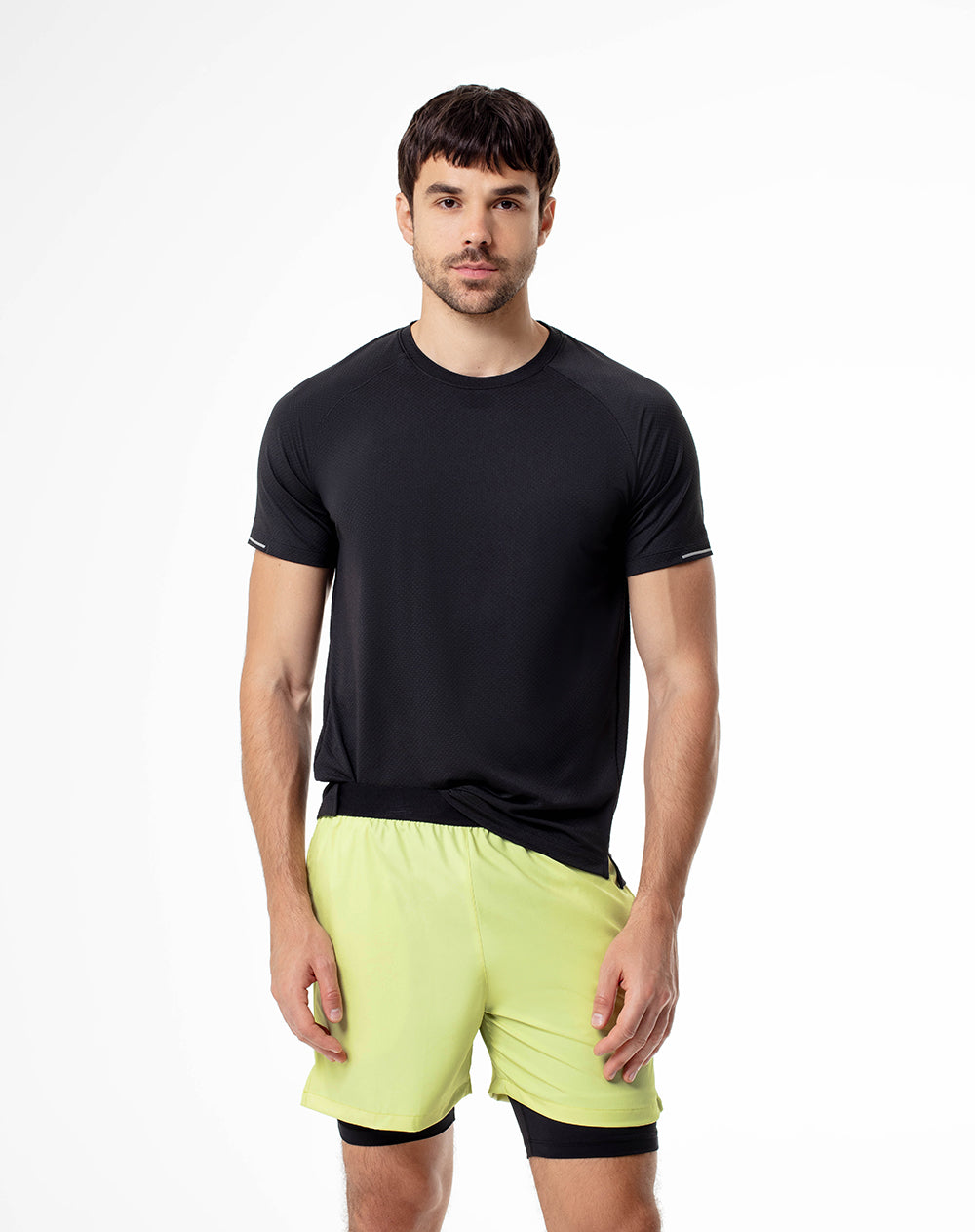 Short pantaloneta verde neon