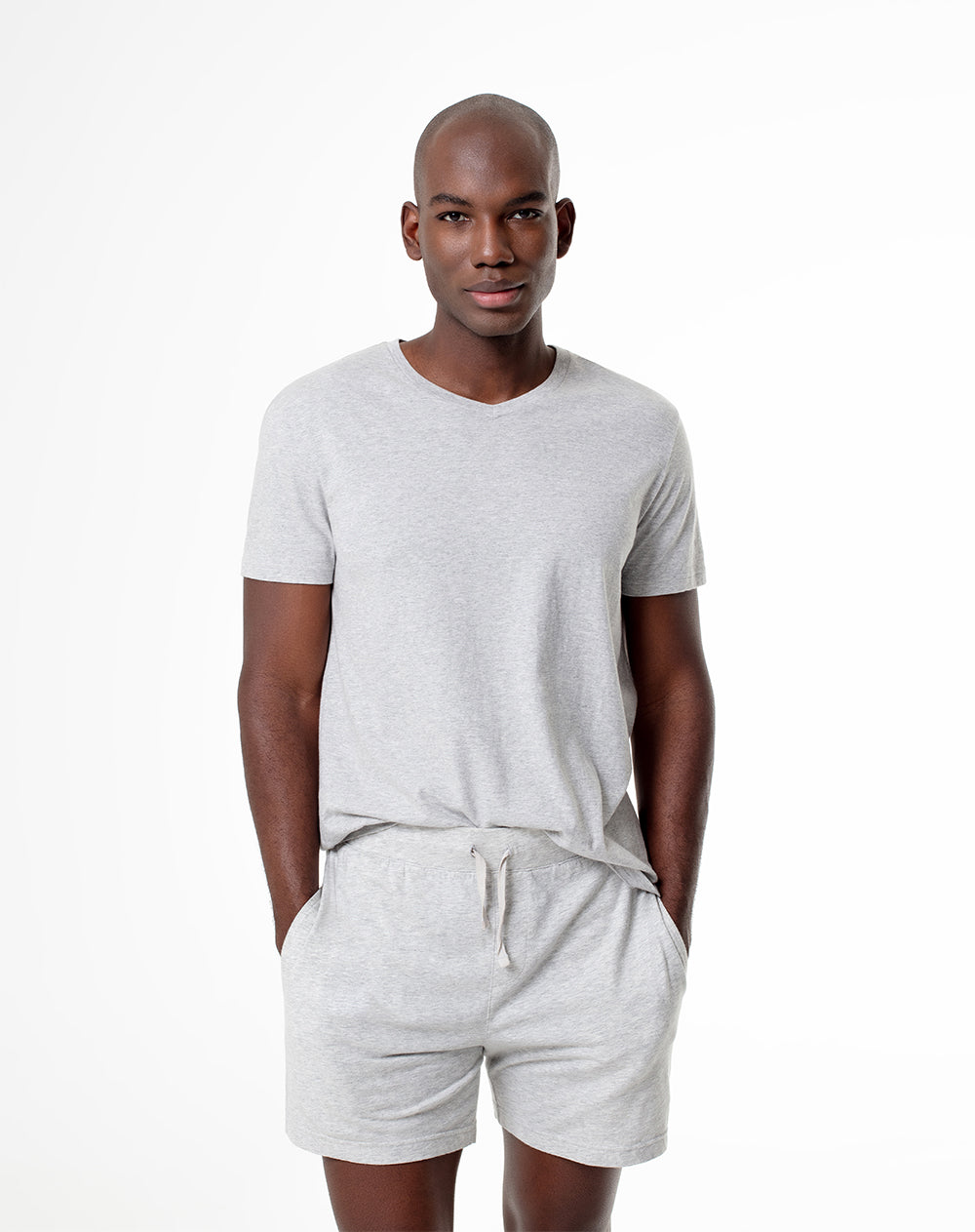 Bermuda Vivant Vivant regular fit gris jaspeada