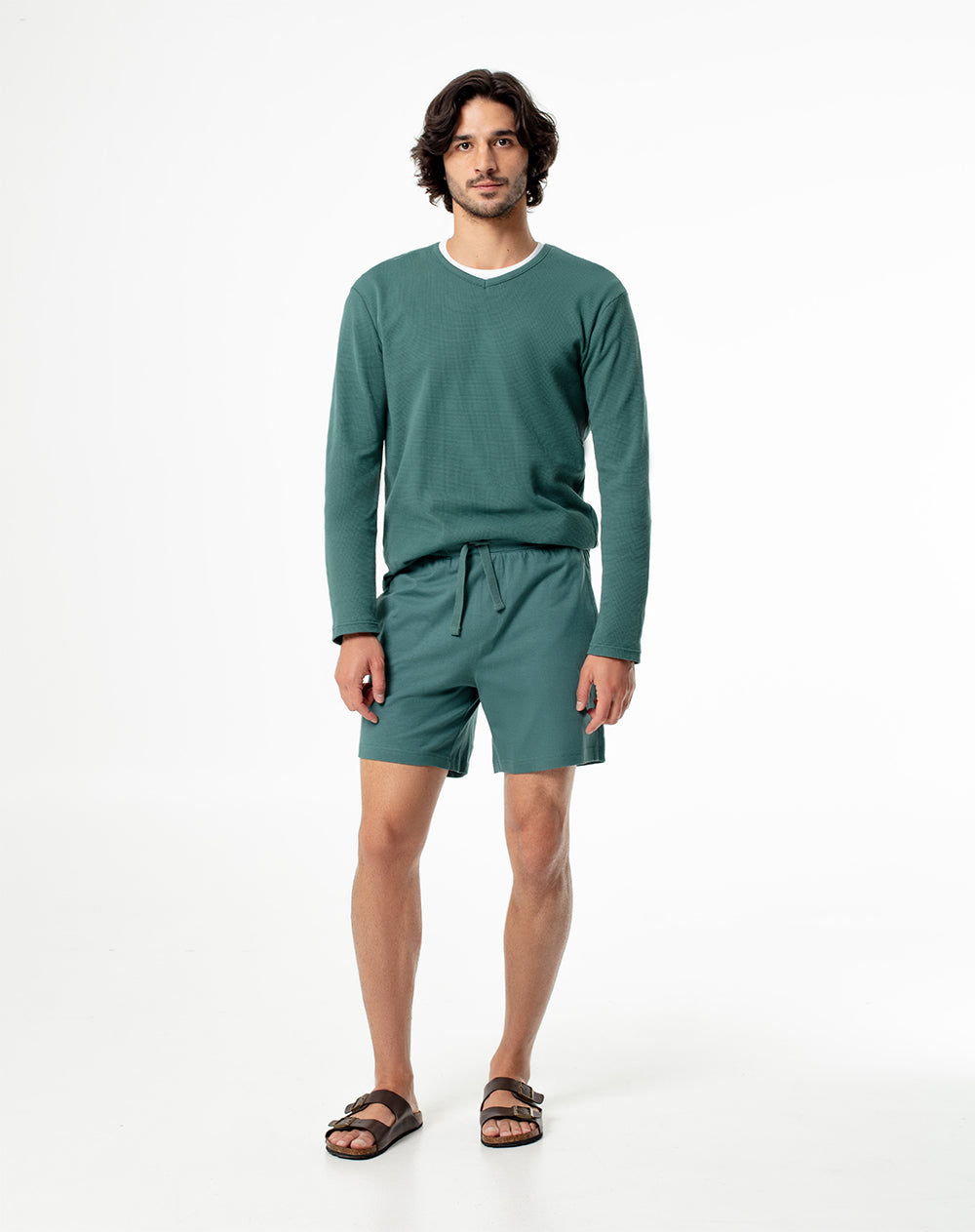 Bermuda Vivant Vivant regular fit verde medio