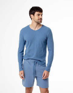 Bermuda Vivanty Vivanty regular fit azul