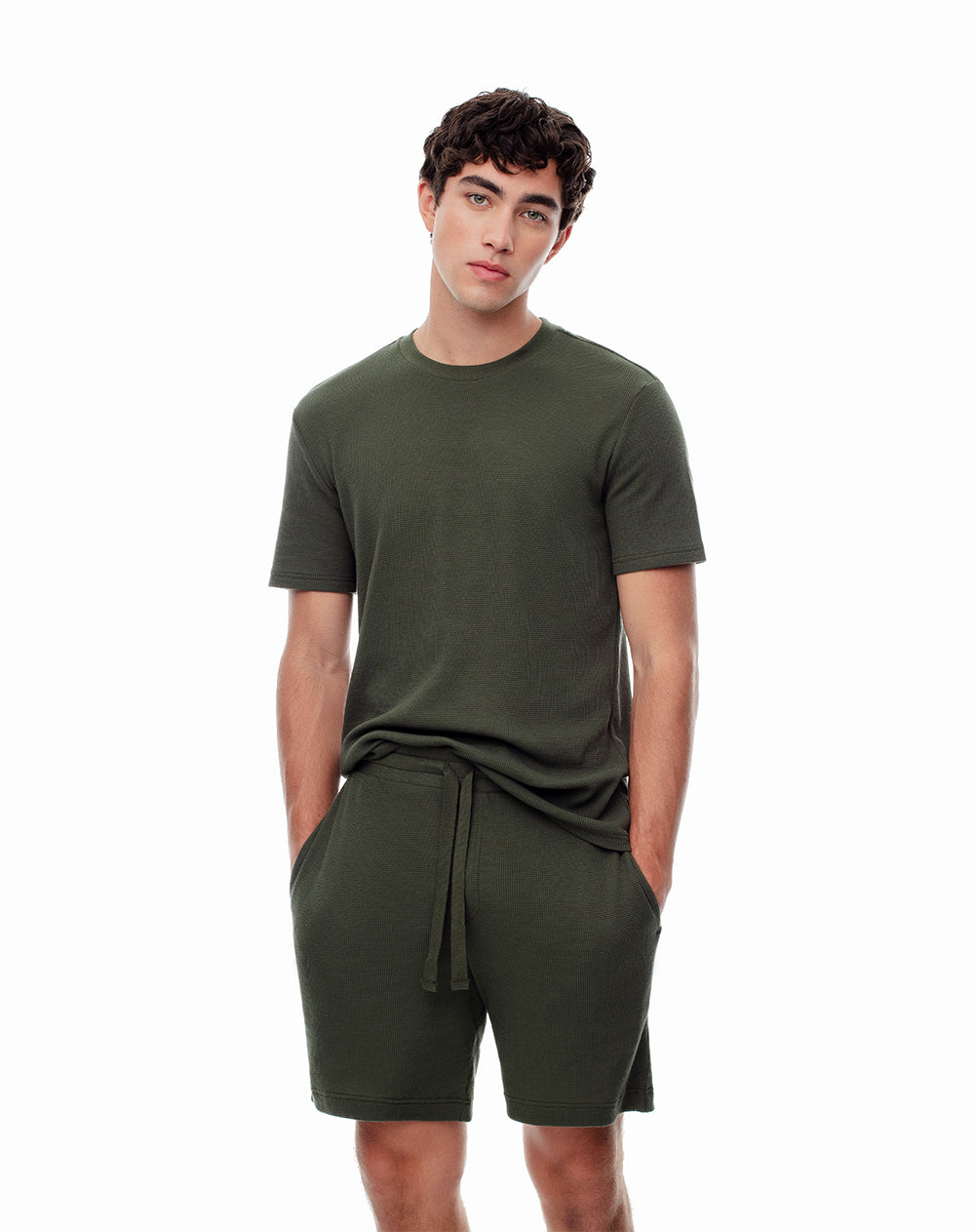 Bermuda regular fit verde