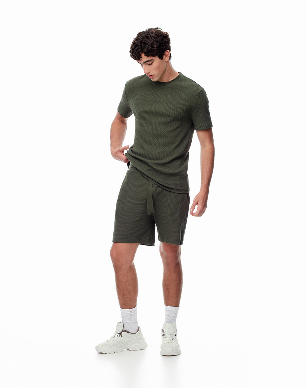 Bermuda regular fit verde