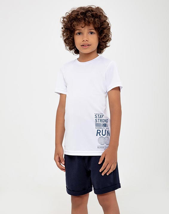  Camiseta blanca básica para niños, Blanco, Kids 2 : Ropa,  Zapatos y Joyería