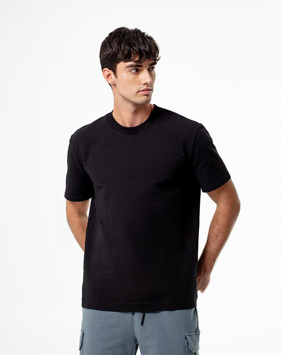 Superdry Camiseta básica - black/negro 